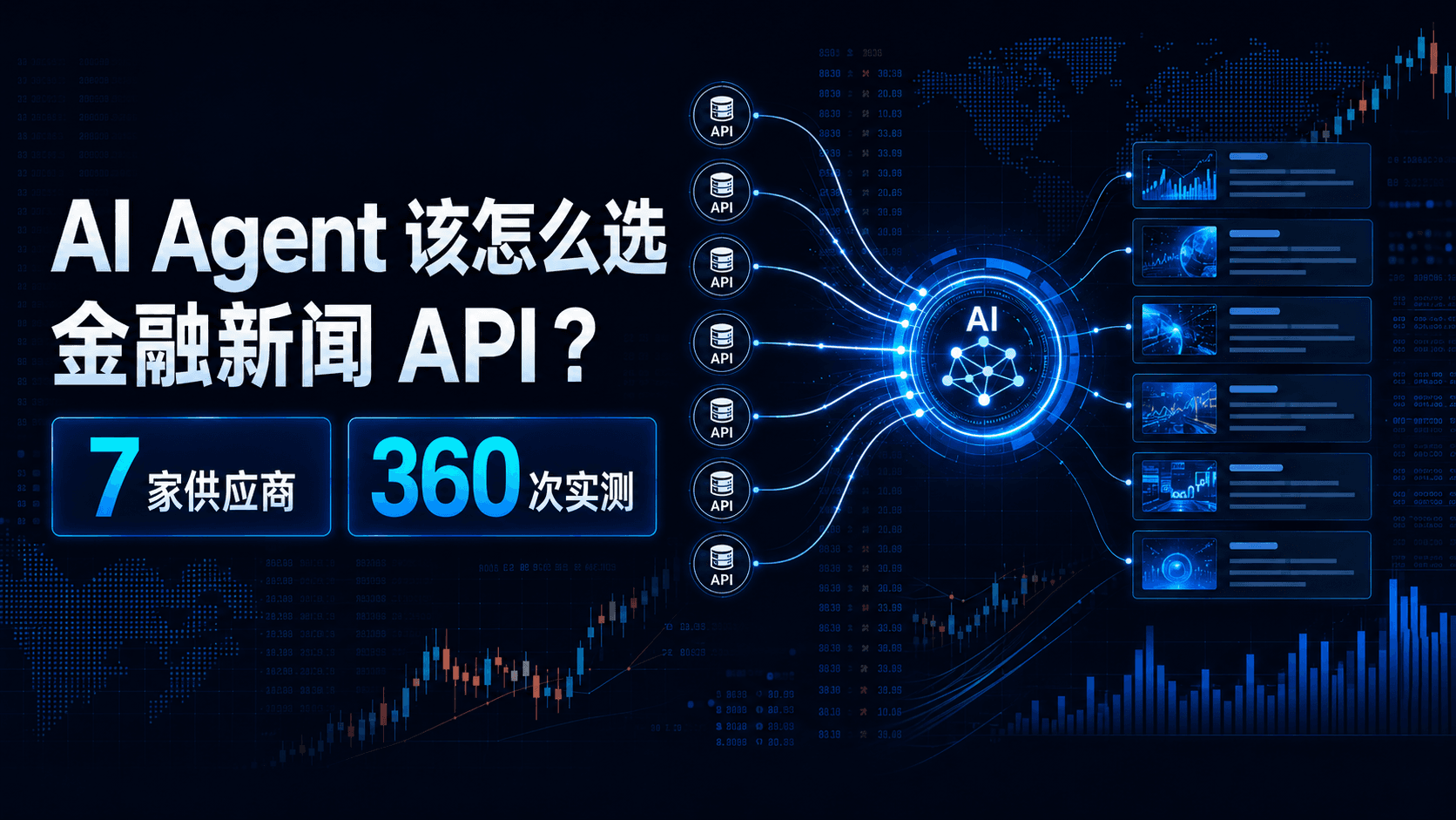 AI Agent 该怎么选金融新闻 API?7 家供应商 360 次实测